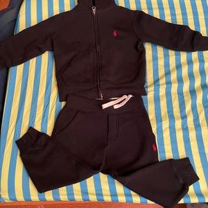 SOLD…..GONE…Kids Polo/Ralph Loren Sweatsuit 2T